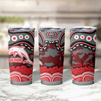 ANZAC Day Dolphins Tumbler Cup Military Memorial Aboriginal Indigenous Art