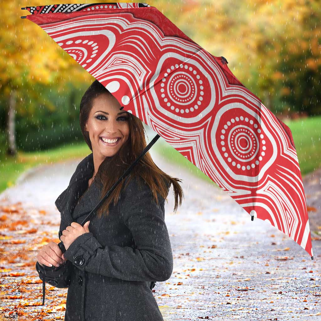 ANZAC Day Dolphins Umbrella Military Memorial Aboriginal Indigenous Art