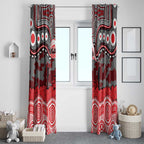 ANZAC Day Dolphins Window Curtain Military Memorial Aboriginal Indigenous Art