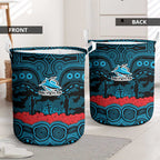 ANZAC Day Cronulla Sutherland Sharks Laundry Basket Military Memorial Aboriginal Indigenous Art