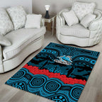 ANZAC Day Cronulla Sutherland Sharks Area Rug Military Memorial Aboriginal Indigenous Art