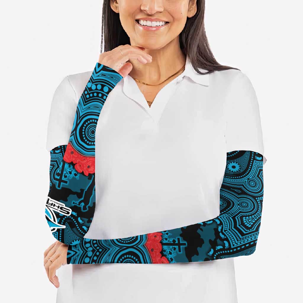 ANZAC Day Cronulla Sutherland Sharks Arm Sleeves Military Memorial Aboriginal Indigenous Art