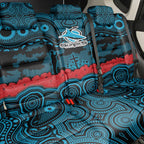 ANZAC Day Cronulla Sutherland Sharks Back Car Seat Cover Military Memorial Aboriginal Indigenous Art