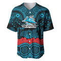 ANZAC Day Cronulla Sutherland Sharks Baseball Jersey Military Memorial Aboriginal Indigenous Art