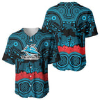 ANZAC Day Cronulla Sutherland Sharks Baseball Jersey Military Memorial Aboriginal Indigenous Art