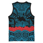 ANZAC Day Cronulla Sutherland Sharks Basketball Jersey Military Memorial Aboriginal Indigenous Art