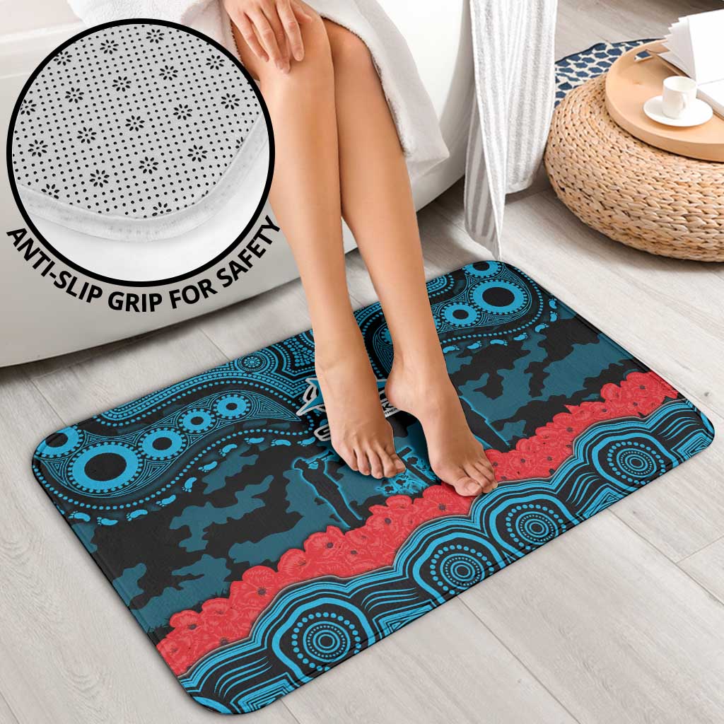 ANZAC Day Cronulla Sutherland Sharks Bathroom Set Military Memorial Aboriginal Indigenous Art