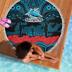 ANZAC Day Cronulla Sutherland Sharks Beach Blanket Military Memorial Aboriginal Indigenous Art