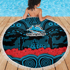 ANZAC Day Cronulla Sutherland Sharks Beach Blanket Military Memorial Aboriginal Indigenous Art