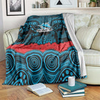 ANZAC Day Cronulla Sutherland Sharks Blanket Military Memorial Aboriginal Indigenous Art