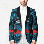 ANZAC Day Cronulla Sutherland Sharks Blazer Military Memorial Aboriginal Indigenous Art