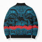 ANZAC Day Cronulla Sutherland Sharks Bomber Puffer Jacket Military Memorial Aboriginal Indigenous Art