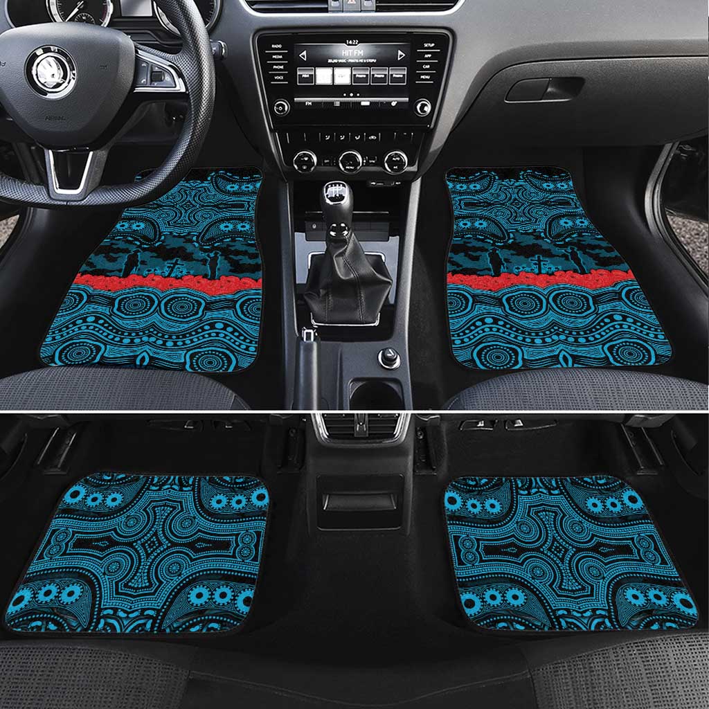 ANZAC Day Cronulla Sutherland Sharks Car Mats Military Memorial Aboriginal Indigenous Art