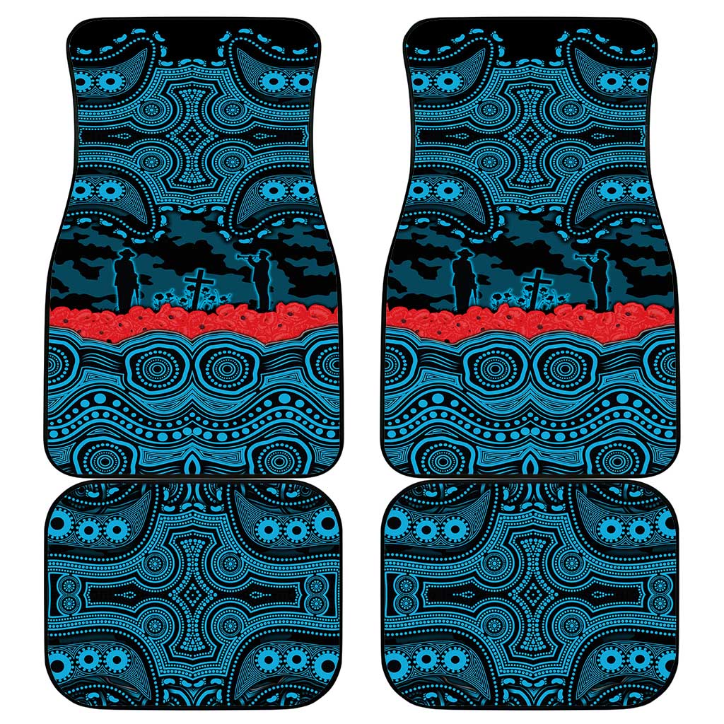 ANZAC Day Cronulla Sutherland Sharks Car Mats Military Memorial Aboriginal Indigenous Art
