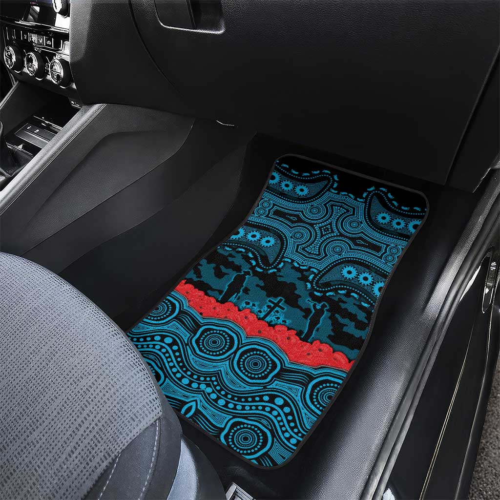 ANZAC Day Cronulla Sutherland Sharks Car Mats Military Memorial Aboriginal Indigenous Art