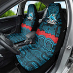 ANZAC Day Cronulla Sutherland Sharks Car Seat Cover Military Memorial Aboriginal Indigenous Art