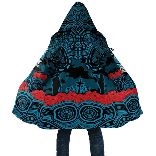 ANZAC Day Cronulla Sutherland Sharks Cloak Military Memorial Aboriginal Indigenous Art