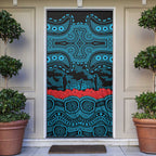 ANZAC Day Cronulla Sutherland Sharks Door Cover Military Memorial Aboriginal Indigenous Art