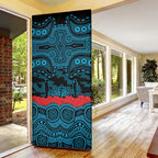 ANZAC Day Cronulla Sutherland Sharks Door Cover Military Memorial Aboriginal Indigenous Art