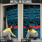 ANZAC Day Cronulla Sutherland Sharks Door Cover Military Memorial Aboriginal Indigenous Art