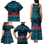 ANZAC Day Cronulla Sutherland Sharks Family Matching Tank Maxi Dress and Hawaiian Shirt Military Memorial Aboriginal Indigenous Art