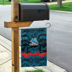 ANZAC Day Cronulla Sutherland Sharks Garden Flag Military Memorial Aboriginal Indigenous Art