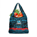 ANZAC Day Cronulla Sutherland Sharks Grocery Bag Military Memorial Aboriginal Indigenous Art