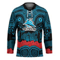ANZAC Day Cronulla Sutherland Sharks Hockey Jersey Military Memorial Aboriginal Indigenous Art