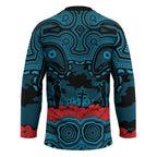 ANZAC Day Cronulla Sutherland Sharks Hockey Jersey Military Memorial Aboriginal Indigenous Art