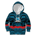 ANZAC Day Cronulla Sutherland Sharks Kid Hoodie Military Memorial Aboriginal Indigenous Art