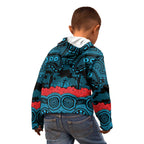 ANZAC Day Cronulla Sutherland Sharks Kid Hoodie Military Memorial Aboriginal Indigenous Art