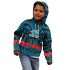 ANZAC Day Cronulla Sutherland Sharks Kid Hoodie Military Memorial Aboriginal Indigenous Art