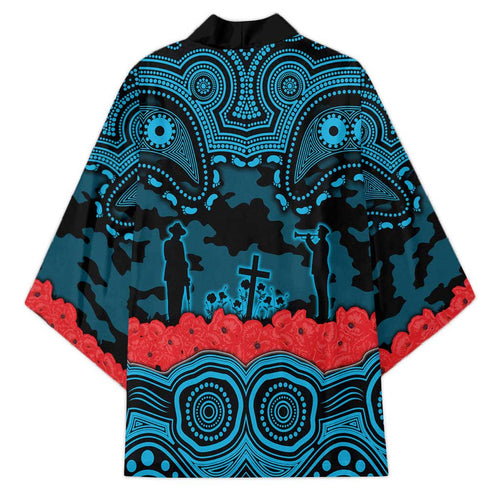 ANZAC Day Cronulla Sutherland Sharks Kimono Military Memorial Aboriginal Indigenous Art