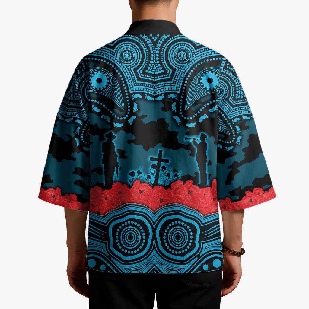 ANZAC Day Cronulla Sutherland Sharks Kimono Military Memorial Aboriginal Indigenous Art