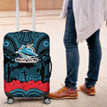 ANZAC Day Cronulla Sutherland Sharks Luggage Cover Military Memorial Aboriginal Indigenous Art