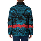 ANZAC Day Cronulla Sutherland Sharks Padded Jacket Military Memorial Aboriginal Indigenous Art