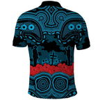 ANZAC Day Cronulla Sutherland Sharks Polo Shirt Military Memorial Aboriginal Indigenous Art