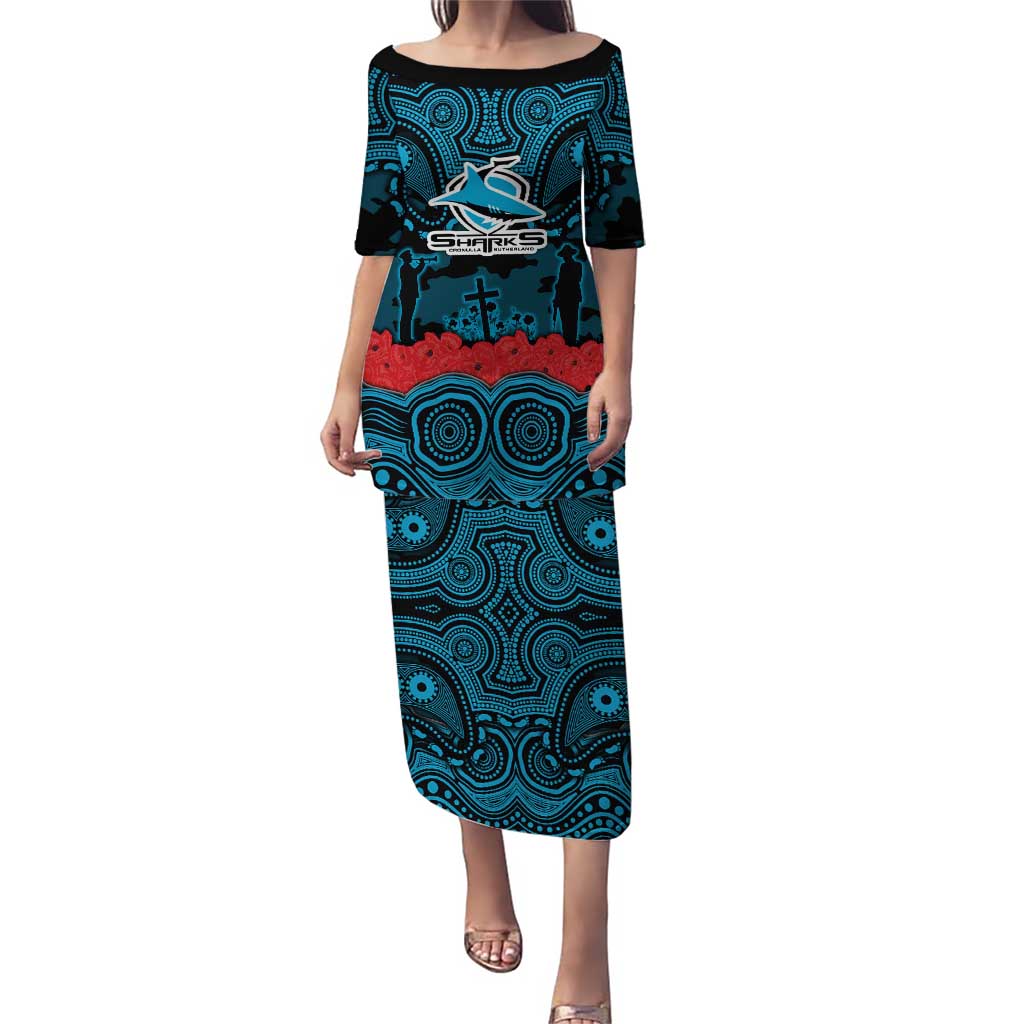 ANZAC Day Cronulla Sutherland Sharks Puletasi Military Memorial Aboriginal Indigenous Art