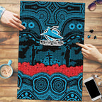 ANZAC Day Cronulla Sutherland Sharks Puzzle Military Memorial Aboriginal Indigenous Art