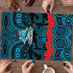 ANZAC Day Cronulla Sutherland Sharks Puzzle Military Memorial Aboriginal Indigenous Art