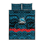 ANZAC Day Cronulla Sutherland Sharks Quilt Bed Set Military Memorial Aboriginal Indigenous Art