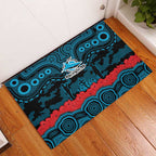 ANZAC Day Cronulla Sutherland Sharks Rubber Doormat Military Memorial Aboriginal Indigenous Art
