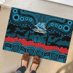 ANZAC Day Cronulla Sutherland Sharks Rubber Doormat Military Memorial Aboriginal Indigenous Art