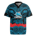 ANZAC Day Cronulla Sutherland Sharks Rugby Jersey Military Memorial Aboriginal Indigenous Art