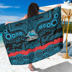ANZAC Day Cronulla Sutherland Sharks Sarong Military Memorial Aboriginal Indigenous Art