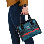 ANZAC Day Cronulla Sutherland Sharks Shoulder Handbag Military Memorial Aboriginal Indigenous Art