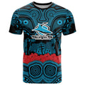 ANZAC Day Cronulla Sutherland Sharks T Shirt Military Memorial Aboriginal Indigenous Art