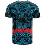 ANZAC Day Cronulla Sutherland Sharks T Shirt Military Memorial Aboriginal Indigenous Art