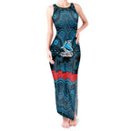 ANZAC Day Cronulla Sutherland Sharks Tank Maxi Dress Military Memorial Aboriginal Indigenous Art