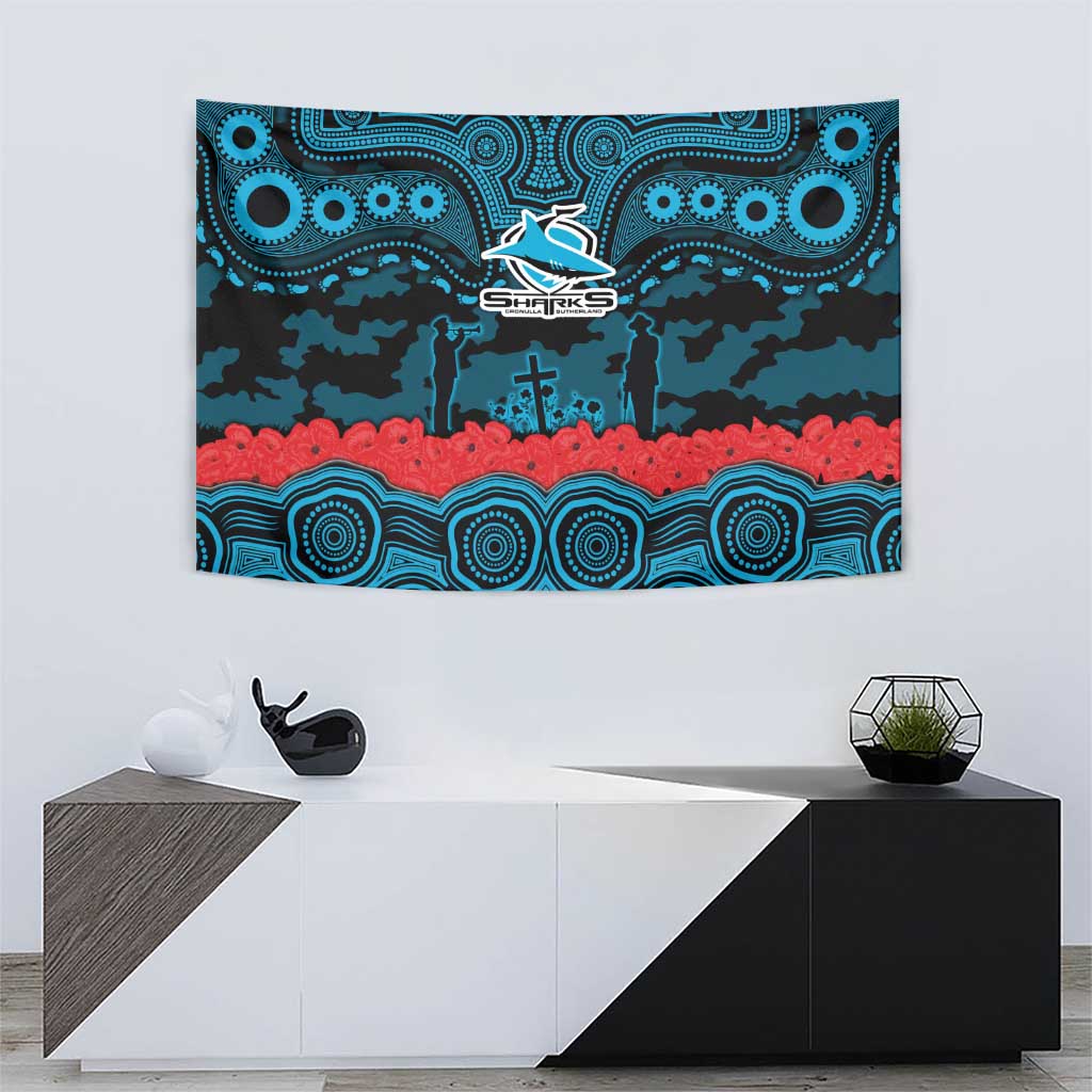 ANZAC Day Cronulla Sutherland Sharks Tapestry Military Memorial Aboriginal Indigenous Art